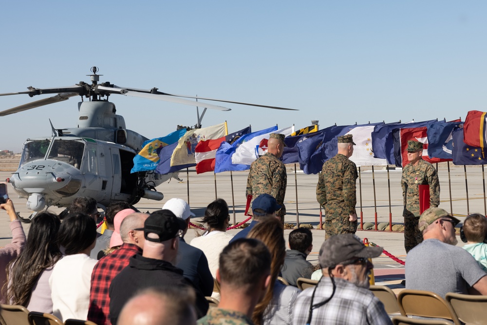 U.S. Marine Corps retirement ceremony