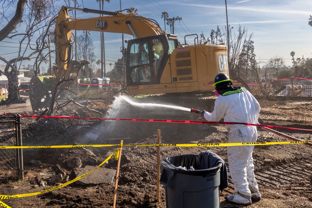 Dust Control Measures in Wildfire Cleanup