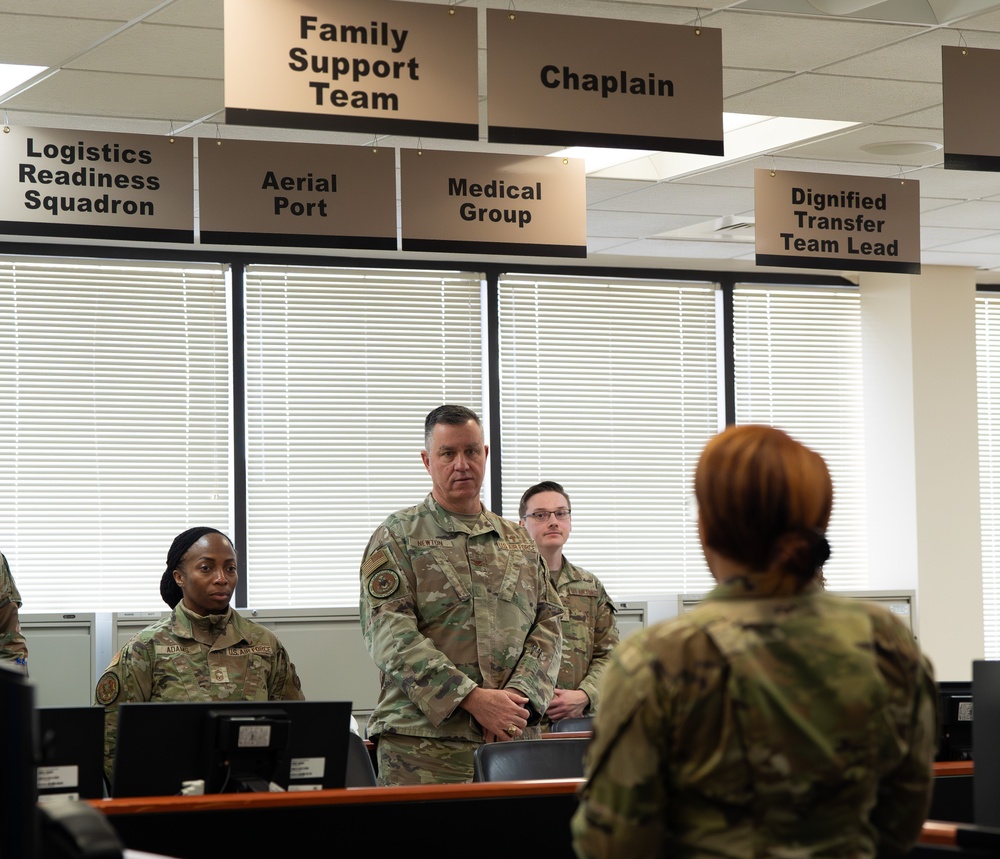 AMC Command Chaplain Visits AFMAO to Strengthen Support for Fallen Service Members