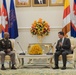 USARPAC General holds Talk with Cambodian Prime Minister Hun Manet