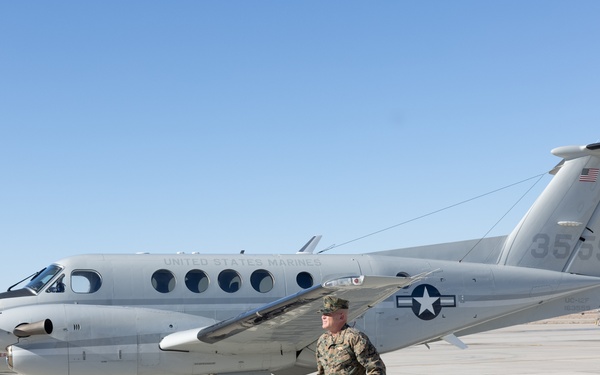 U.S. Marine Corps retirement ceremony
