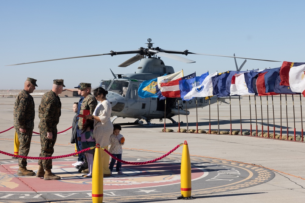 U.S. Marine Corps retirement ceremony