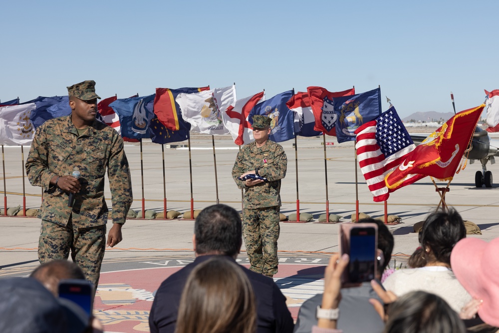 U.S. Marine Corps  retirement ceremony