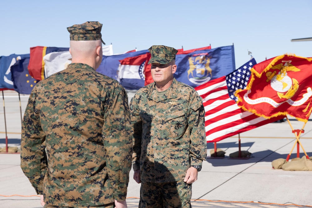 U.S. Marine Corps retirement ceremony