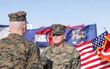 U.S. Marine Corps retirement ceremony