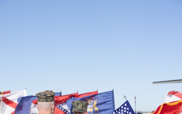 U.S. Marine Corps retirement ceremony