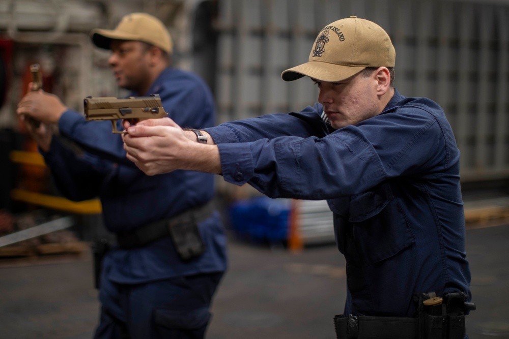 Makin Island Dry Fire Exercise