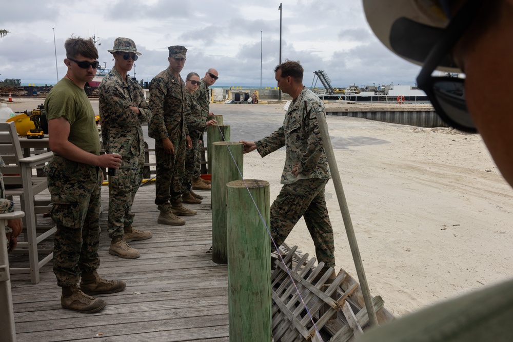 U.S. Marines with MWSS-272 undertake construction projects in the Bahamas