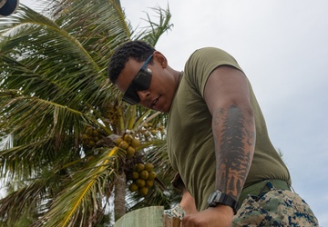 U.S. Marines with MWSS-272 undertake construction projects in the Bahamas
