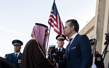 SD Hegseth Hosts Bilateral Exchange with Saudi Arabia MINDEF