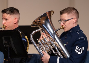 Dr. Brian Bowman conducts Interservice Euphonium Ensemble