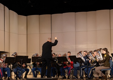 Dr. Brian Bowman conducts Interservice Euphonium Ensemble