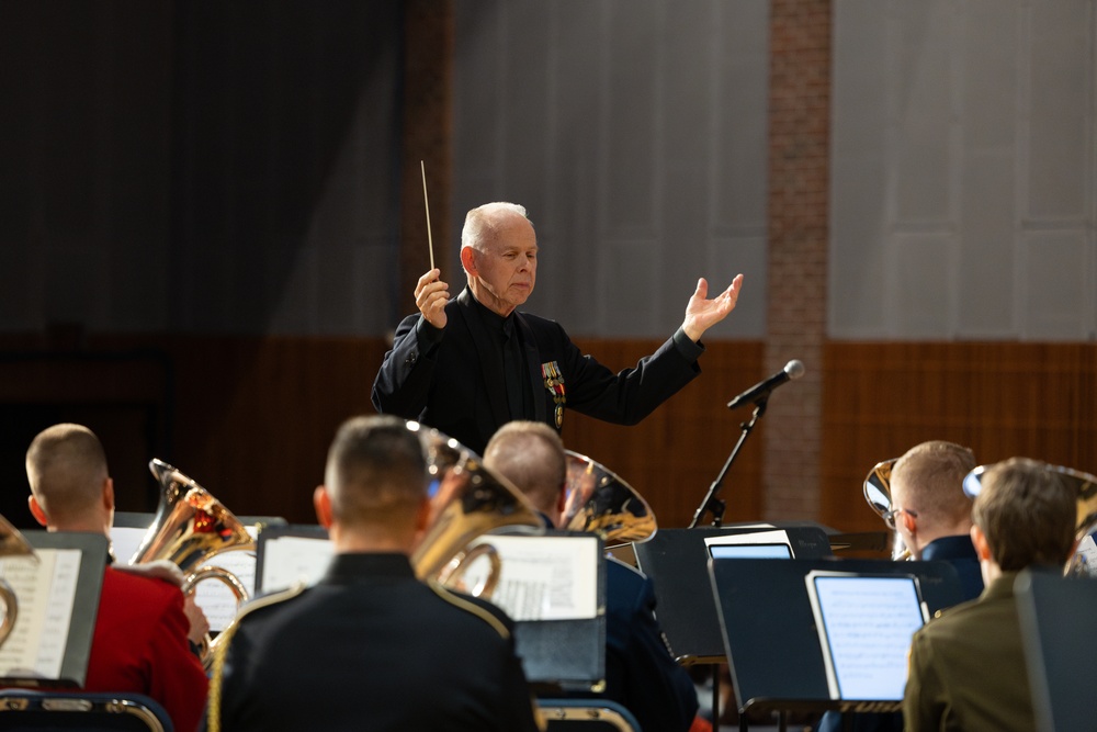 Dr. Brian Bowman conducts Interservice Euphonium Ensemble