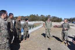 USMC 4th AABN Visits CENSECFOR Learning Site