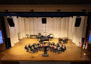 Dr. Brian Bowman conducts Interservice Euphonium Ensemble