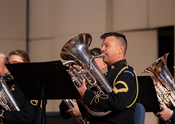Dr. Brian Bowman conducts Interservice Euphonium Ensemble