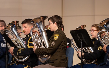 Dr. Brian Bowman conducts Interservice Euphonium Ensemble