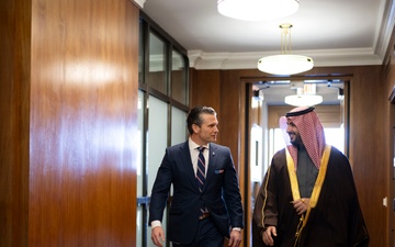 SD Hegseth Hosts Bilateral Exchange with Saudi Arabia MINDEF