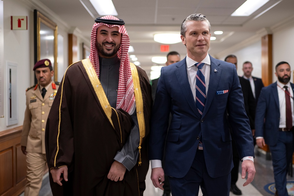 SD Hegseth Hosts Bilateral Exchange with Saudi Arabia MINDEF