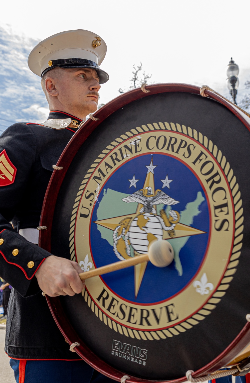 Marines participate in Legion of Mars parade