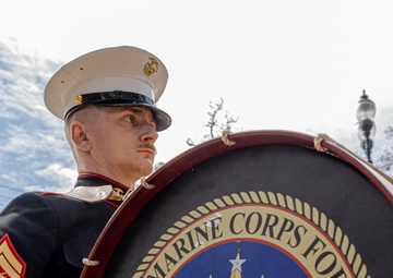 Marines participate in Legion of Mars parade