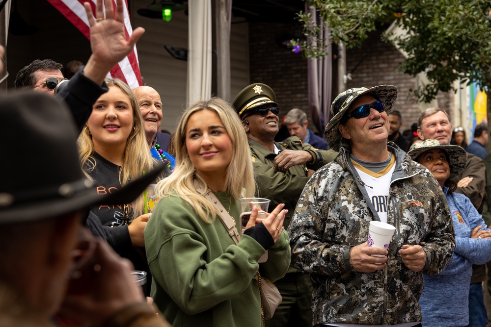 Marines participate in Legion of Mars parade