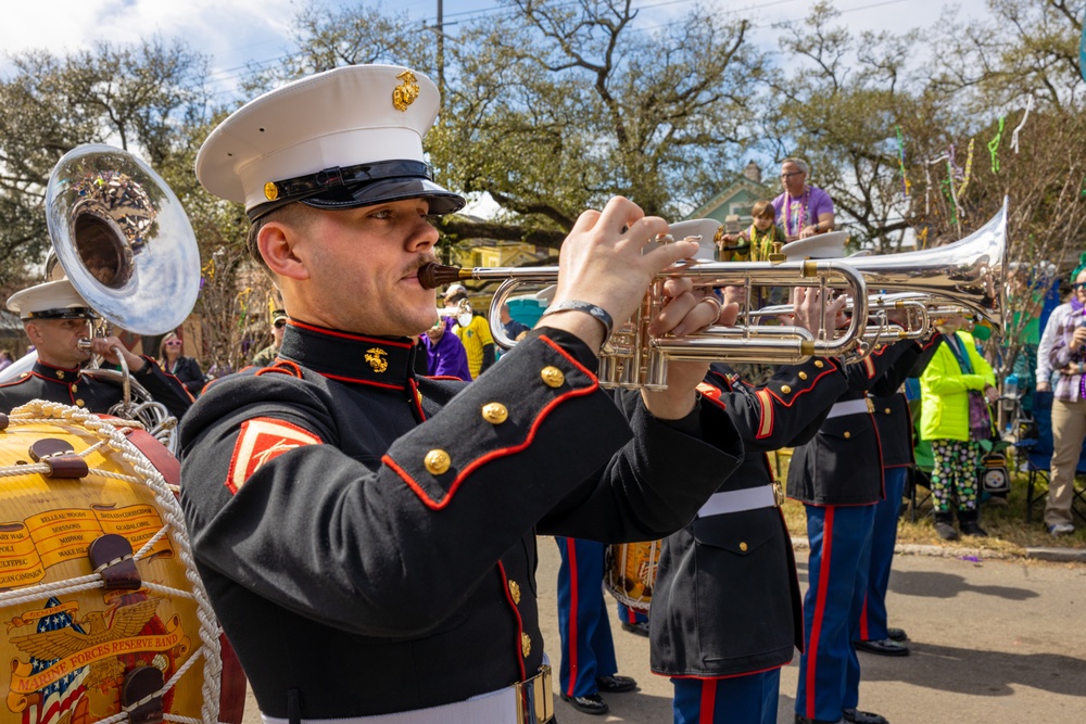 Marines participate in Legion of Mars parade