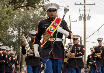 Marines participate in Legion of Mars parade