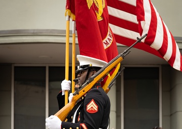 Marines participate in Legion of Mars parade