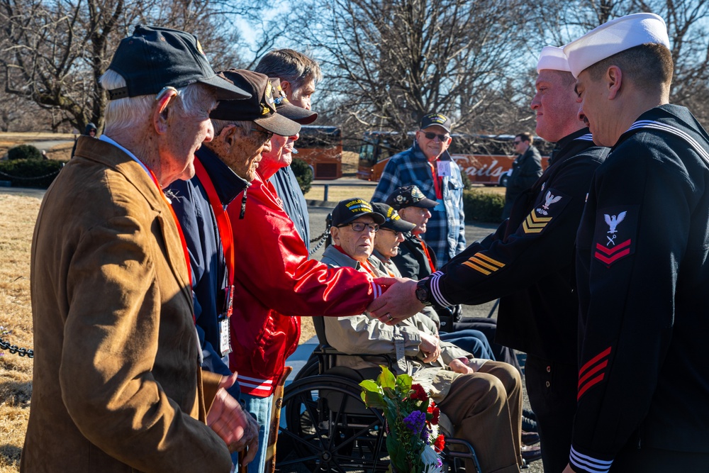 USS Iwo Jima Sailors Mark 80th Anniversary of Seminal Battle of Iwo Jima, Gain Invaluable Insights from ‘Greatest Generation’