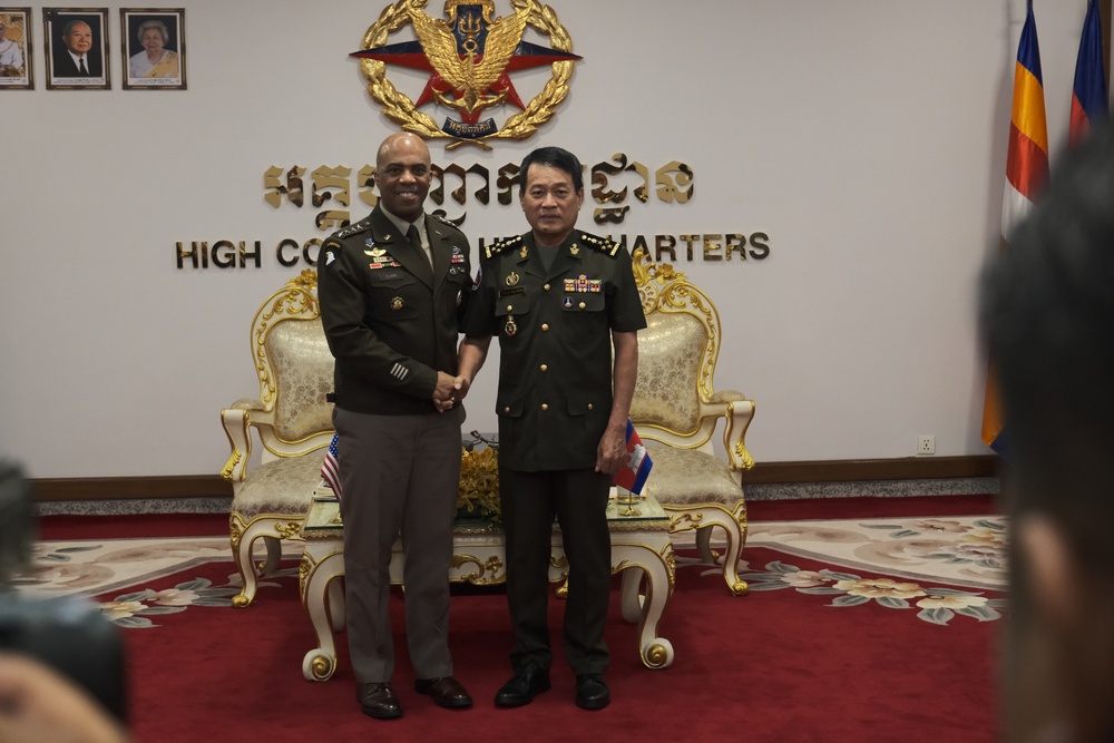 USARPAC General travels to Cambodia