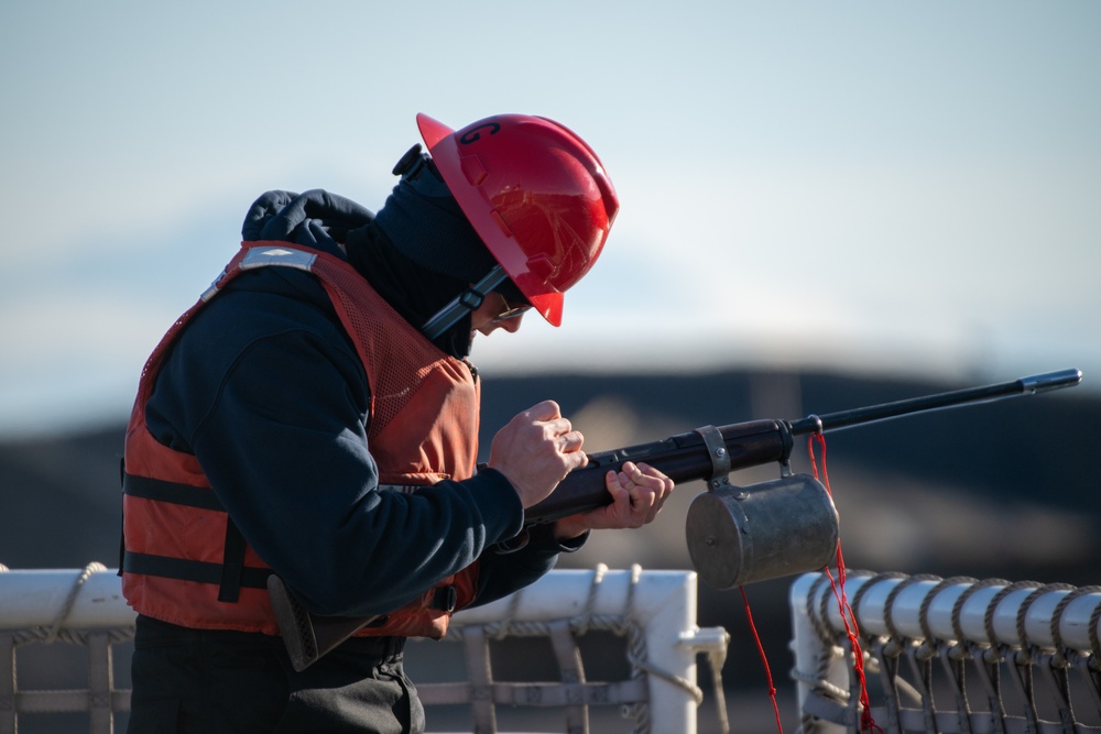 USCGC Polar Star (WAGB 10) visits NSF McMurdo Station during Operation Deep Freeze