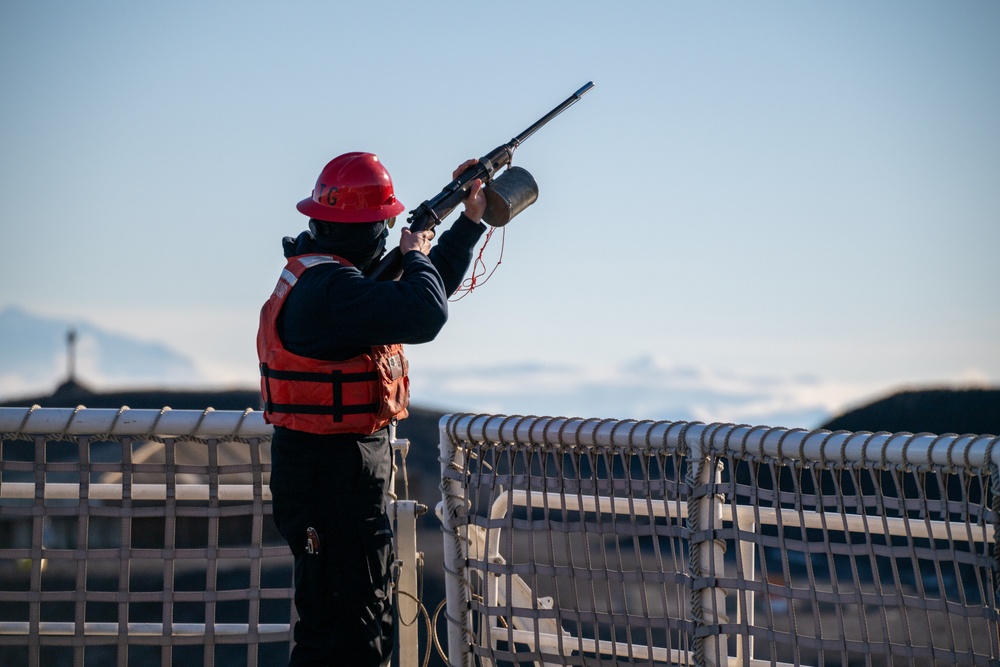 USCGC Polar Star (WAGB 10) visits NSF McMurdo Station during Operation Deep Freeze