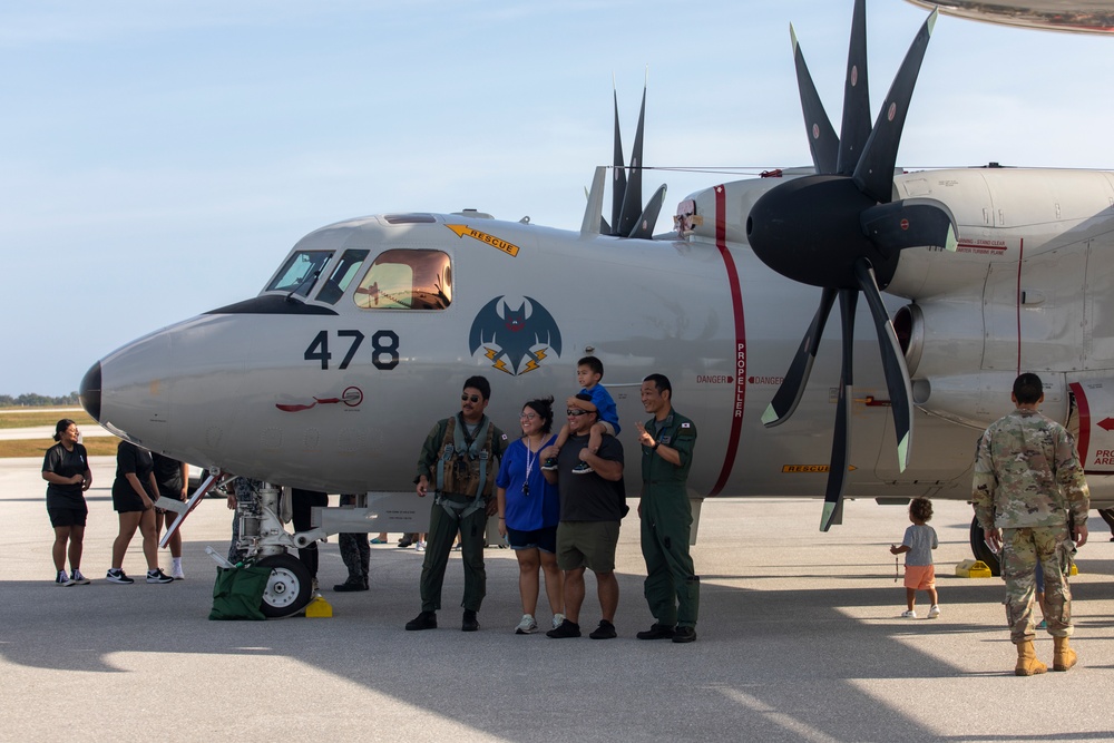 Australian, Japanese, U.S. armed services meet the local Guam community during Cope North 25