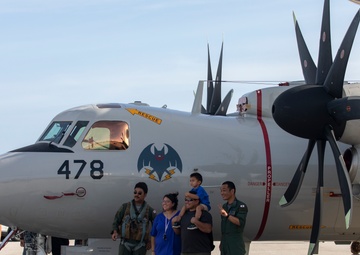 Australian, Japanese, U.S. armed services meet the local Guam community during Cope North 25