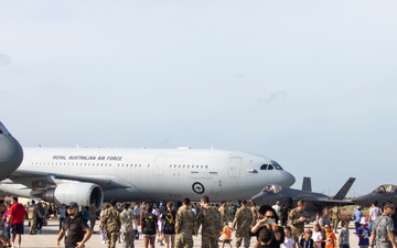 Australian, Japanese, U.S. armed services meet the local Guam community during Cope North 25