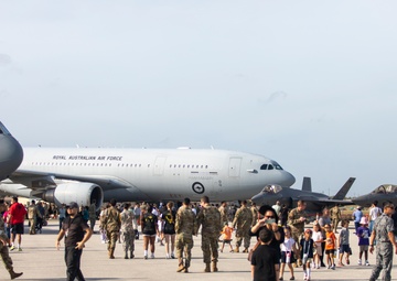 Australian, Japanese, U.S. armed services meet the local Guam community during Cope North 25