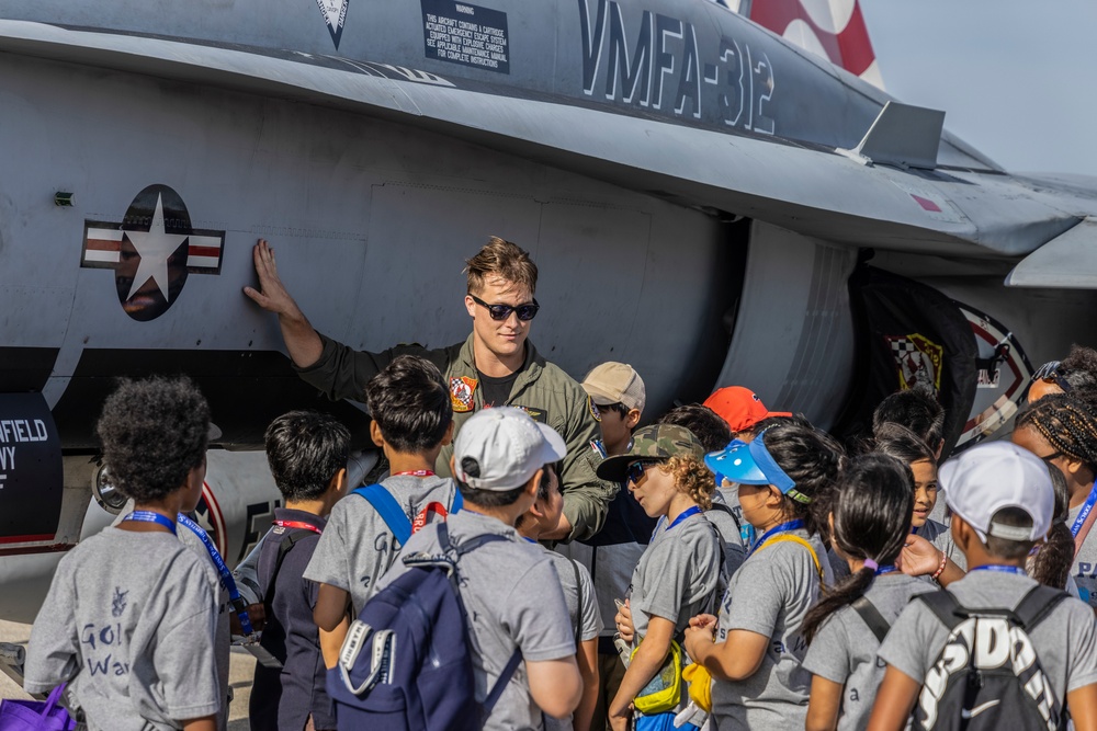 Australian, Japanese, U.S. armed services meet the local Guam community during Cope North 25