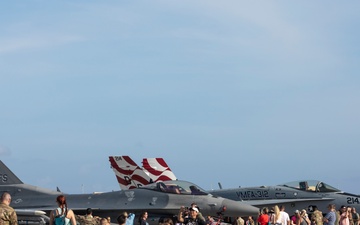 Australian, Japanese, U.S. armed services meet the local Guam community during Cope North 25