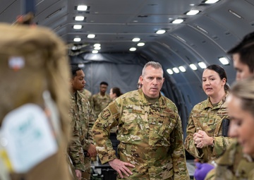 18th Air Force Leadership Visits Travis AFB to Discuss Mission Readiness