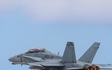 Marine Hornets take off for the last time during Cope North 25