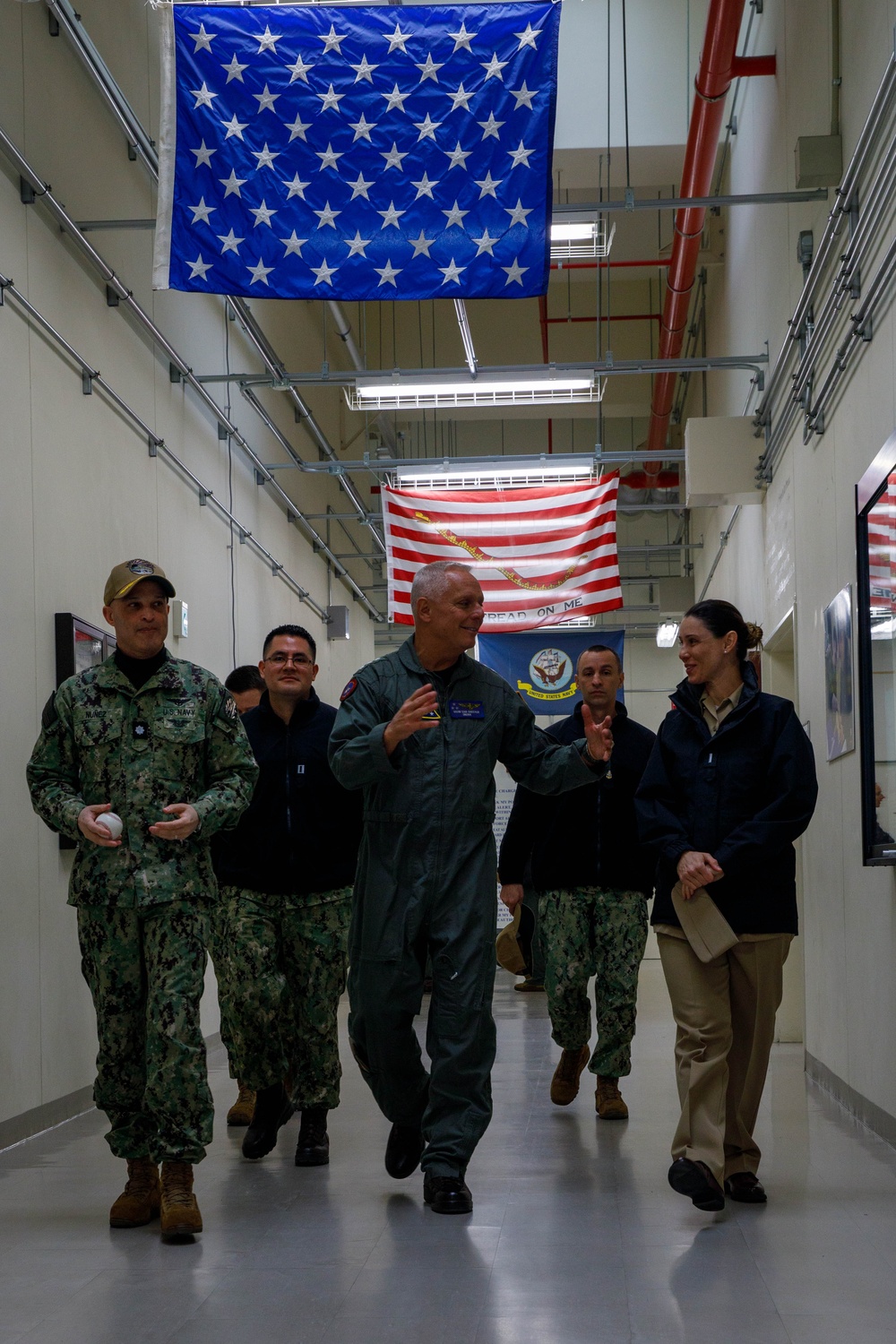 Vice Admiral Daniel Cheever Visits Marine Corps Air Station Iwakuni