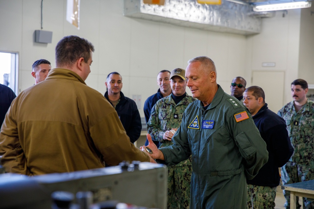 Vice Admiral Daniel Cheever Visits Marine Corps Air Station Iwakuni