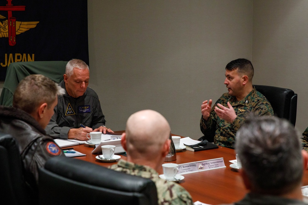 Vice Admiral Daniel Cheever Visits Marine Corps Air Station Iwakuni