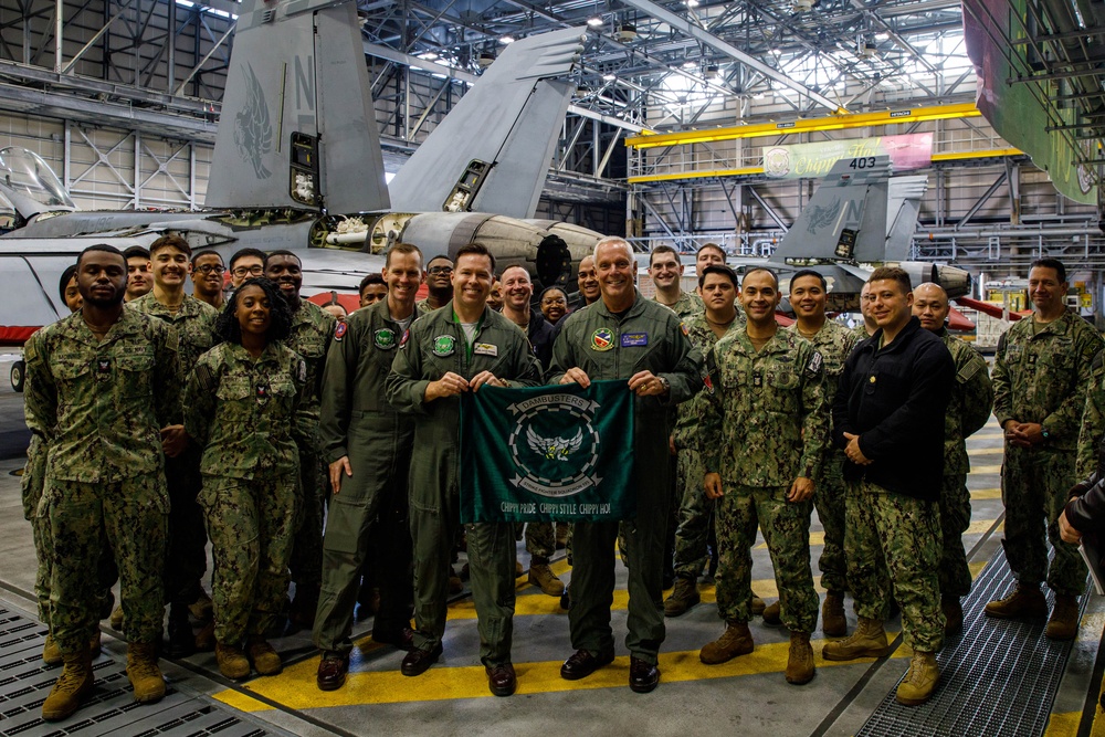 Vice Admiral Daniel Cheever Visits Marine Corps Air Station Iwakuni