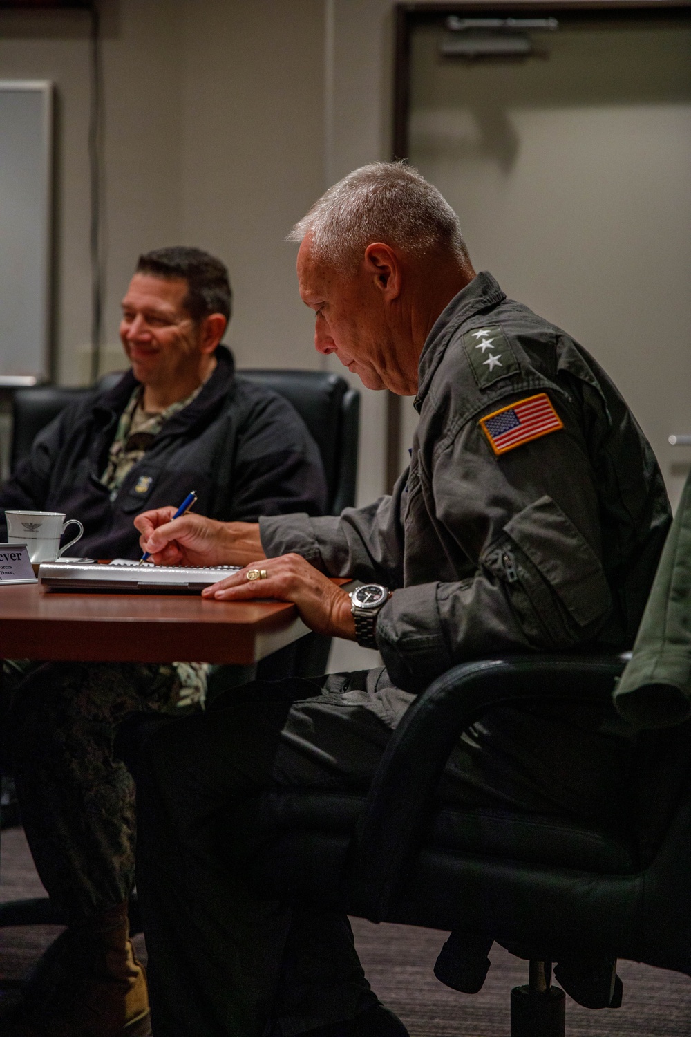 Vice Admiral Daniel Cheever Visits Marine Corps Air Station Iwakuni