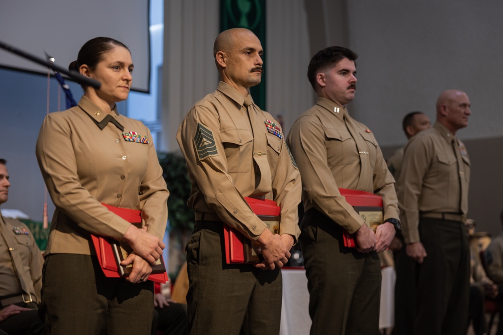 U.S. Marines graduate from Advanced Expeditionary Logistics Course and Logistics Intelligence Planners Course 1-25