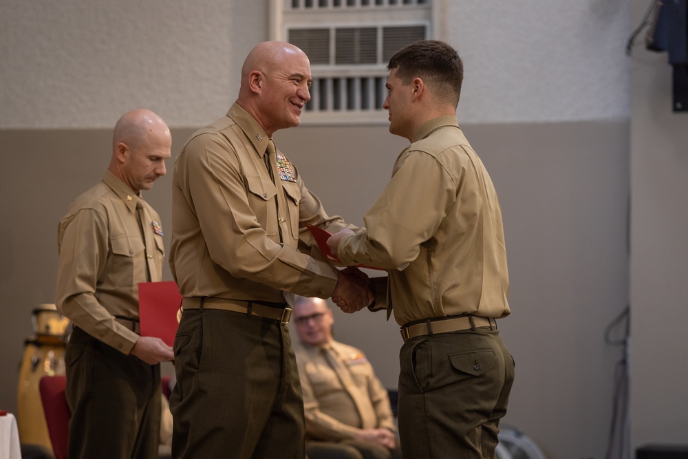 U.S. Marines graduate from Advanced Expeditionary Logistics Course and Logistics Intelligence Planners Course 1-25