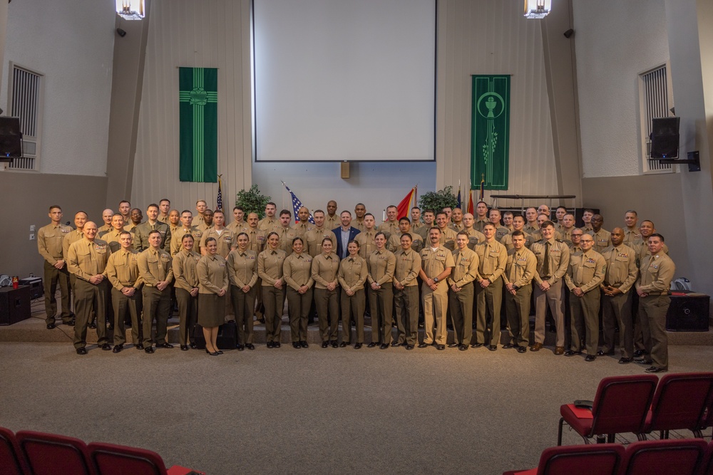 U.S. Marines graduate from Advanced Expeditionary Logistics Course and Logistics Intelligence Planners Course 1-25