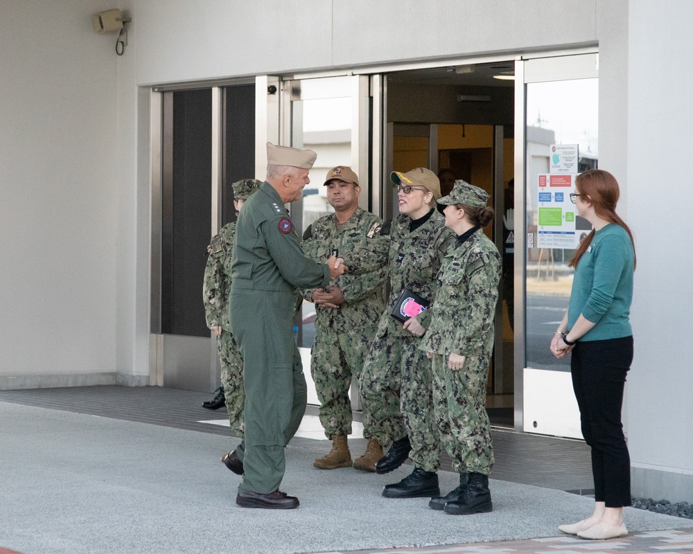 Spouses of Air Boss and FORCM, Naval Air Force U.S. Pacific Fleet tour MCAS Iwakuni